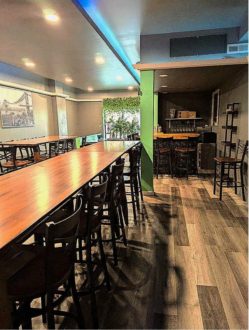 Upstairs bar